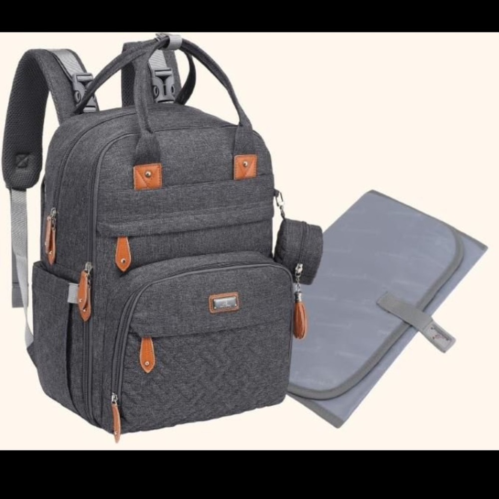 NEW BabbleRoo Diaper Bag Backpack